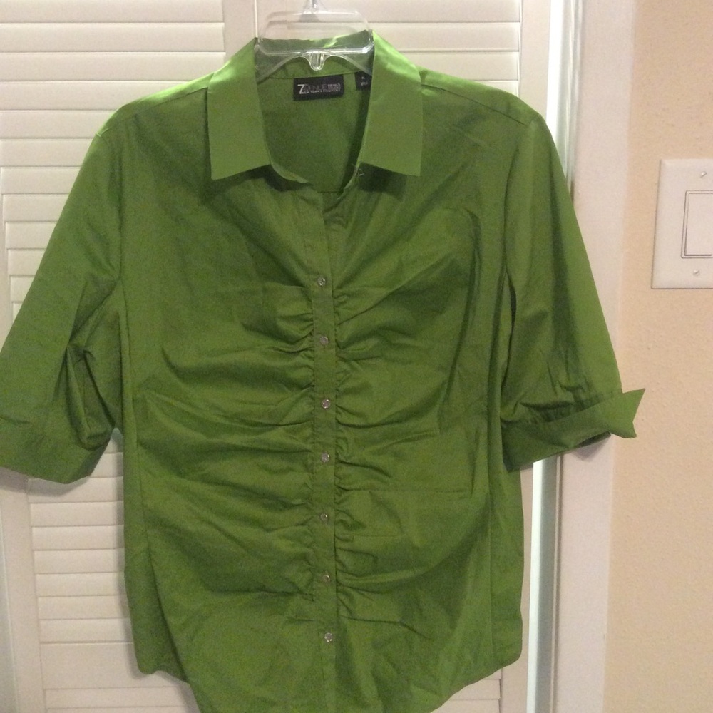 Green shirt